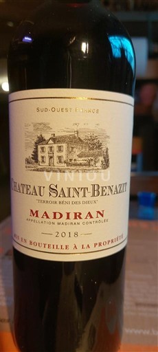 Zuidwest-Frankrijk Madiran Château Saint-Benazit 2018