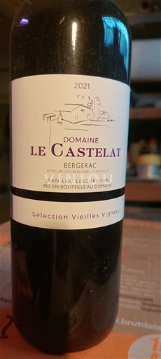 Sud-Ouest Bergerac Domaine Le Castélat Sélection Vieilles Vignes 2021