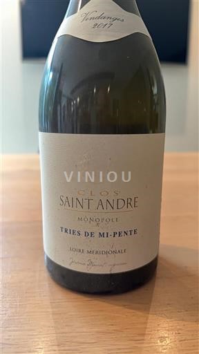 Vale do Loire Fiefs Vendéens Clos Saint André Tries de Mi-Pente 2017