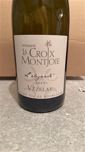 Bourgogne Bourgogne Vezelay Domaine La Croix Montjoie L'élégante 2023