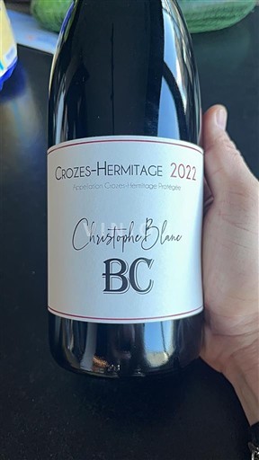 Rhônedalen Crozes-Hermitage Christophe Blanc BC 2022