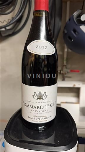Bourgogne Pommard Premier Cru Masson Dubois La Platière 2012