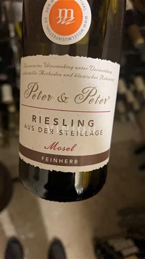 Mosela Peter & Peter Riesling aus der Steillage Feinherb Sin añada