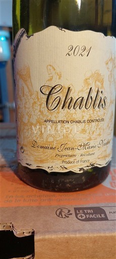 Burgundsko Chablis Domaine Jean-Marie Naulot 2021