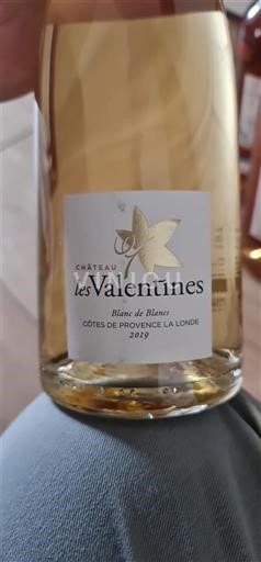 Provenza Côtes de Provenza Château Les Valentines Blanc de Blancs 2019