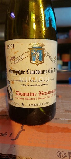 Burgundy Not Specified Domaine Besancenot 2021