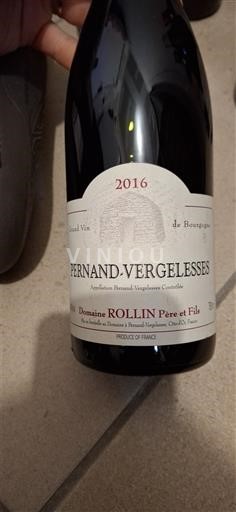 Burgundy Pernand-Vergelesses Domaine Rollin Père et Fils 2016