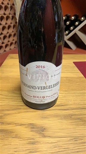 Borgoña Pernand-Vergelesses Domaine Rollin Père et Fils 2016
