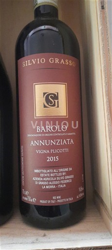 Piemonte Barolo Silvio Grasso Annunziata Vigna Plicotti 2015