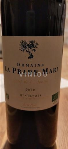 Languedoc Minervois Domaine La Prade Mari Secret de Fontenille 2020