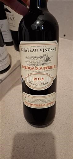 Bordeaux Bordeaux Supérieur Château Vincent Ange 2018