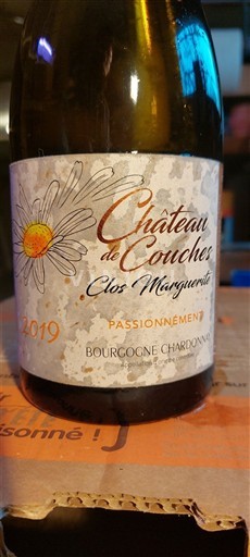 Burgundi Bourgogne Chardonnay Château Couches Clos Marguerite 2019