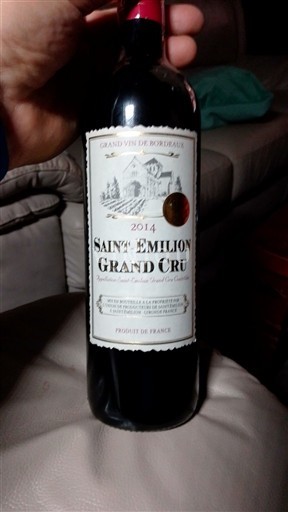 Bordeaux Saint-Émilion Grand Cru Saint-Émilion 2014
