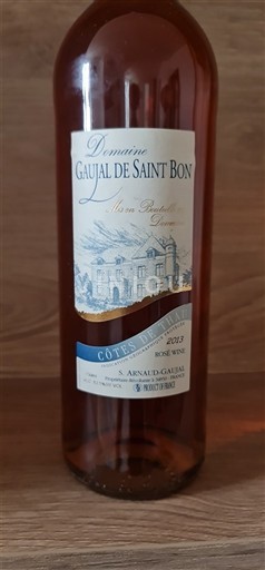 Languedoc-Roussillon Côtes de Thau Domaine Gaujal de Saint Bon 2013
