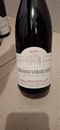 Burgundy Pernand-Vergelesses Domaine Rollin Père et Fils 2019