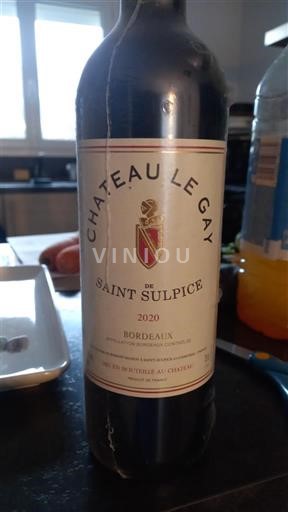 Bordeaux Château Le Gay de Saint Sulpice 2020