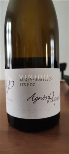Bourgogne Auxey-duresses Agnès Paquet Les Hoz 2023