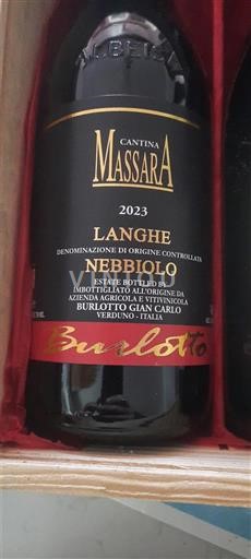 Piëmont Langhe Cantina Massara Nebbiolo 2023