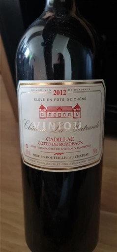 Bordeaux Cadillac Côtes de Bordeaux Château La Bertrand 2012