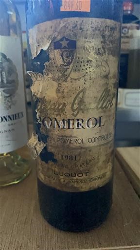 Bordeaux Pomerol Château Gouilhou 1981