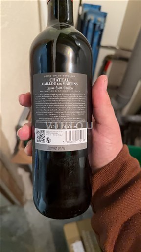 Bordeaux Lussac-saint-émilion Château Caillou des Martins 2023