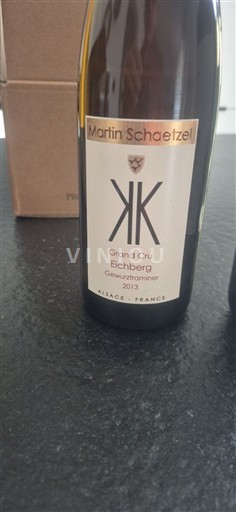 Alsace Alsace Grand Cru Grand Cru Martin Schaetzel Grand Cru Eichberg Gewurztraminer 2013