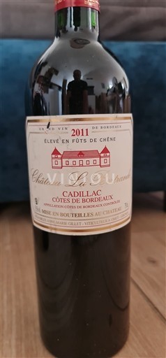 Bordeaux Cadillac Côtes de Bordeaux Château La Lourdine 2011