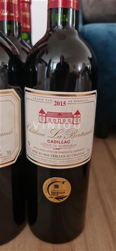Bordeaux Cadillac Côtes de Bordeaux Château Le Bertranon 2015