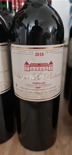Bordeaux Cadillac Côtes de Bordeaux Château La Bertrande 2018