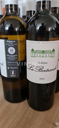 Bordeaux Bordeaux bianco Château La Bertrande 2023