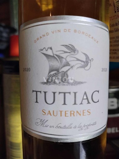 Burdeos Sauternes Tutiac 2020