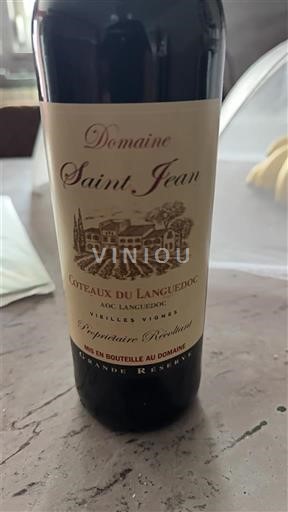 Languedoc Languedoc-ylängöt Domaine Saint Jean Grande Réserve Ei vuosikertaa