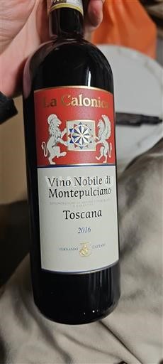 Toskánsko Vino Nobile di Montepulciano La Calonica 2016