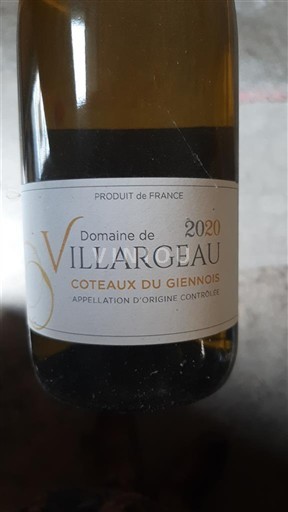 Vallée de la Loire Coteaux-du-giennois Domaine Villargeau 2020