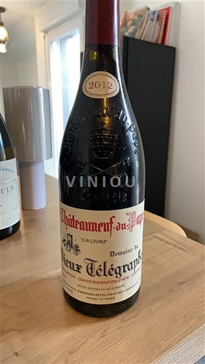 Vale do Ródano Châteauneuf-du-Pape Domaine Vieux Télégraphe La Crau 2012