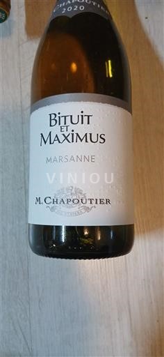 Alps and Rhone Valley Rhône Hills M. Chapoutier Bituit et Maximus 2020
