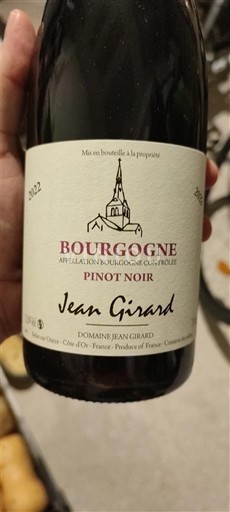 Burgund Domaine Jean Girard Pinot Noir 2022