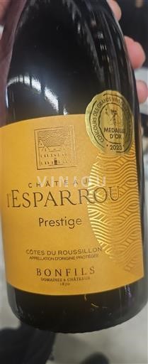 Roussillon Côtes-du-Roussillon Château L'Esparrou Prestige Neročník