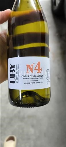 Jugozahod Côtes de Gascogne Domaine UBY N°4 Gros & Petit Manseng 2024