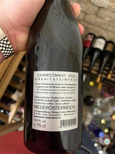 Bassa Austria Weinviertel DAC Weingut Lehner Chardonnay Granitsteinfass 2021