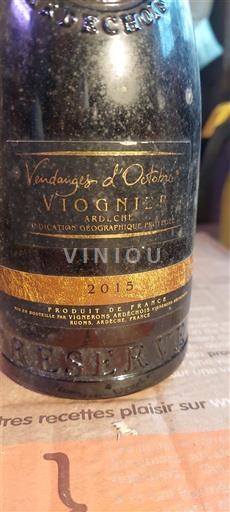 Alpes y Países Ródano Ardèche Vignerons Ardéchois Vendanges d'Octobre Réserve 2015