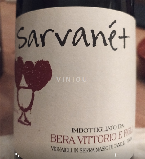 Piëmont Langhe Bera Vittorio e Figli Sarvanét 2019