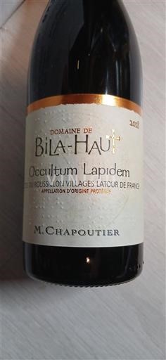 Roussillon Not Specified Domaine Bila-Haut Occultum Lapidem 2018