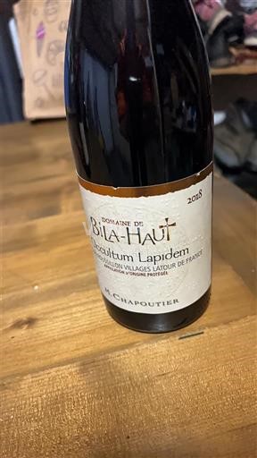 Roussillon Không được chỉ định Domaine Bila-Haut Occultum Lapidem 2018