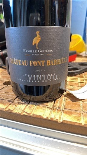 Rhône Valley Costières de Nîmes Château Font Barrièle Les Origines 2020