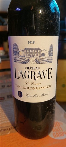 Bordeaux Saint-Émilion Grand Cru Château Lagrave Le Premier 2018