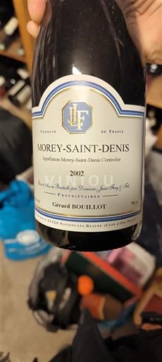Burgundi Morey-Saint-Denis Gérard Bouillot 2002