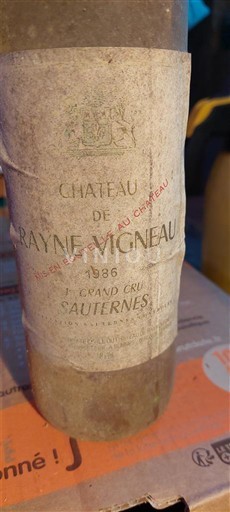 Bordeaux Sauternes 1er Grand Cru Château Rayne Vigneau 1969