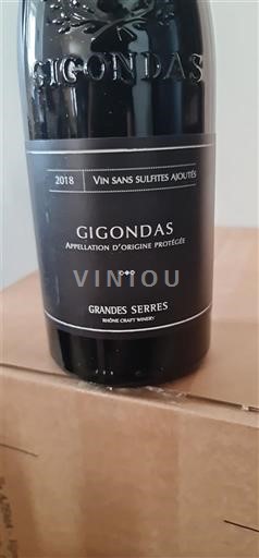 Rhônen laakso Gigondas Grandes Serres 2018