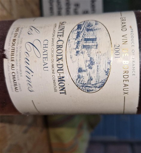 Bordeaux Sainte-Croix-Du-Mont Château Les Coutines 2001